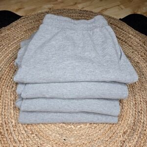 Comfrt Womens 2XL Waffle Knit Gray 4 Piece Set